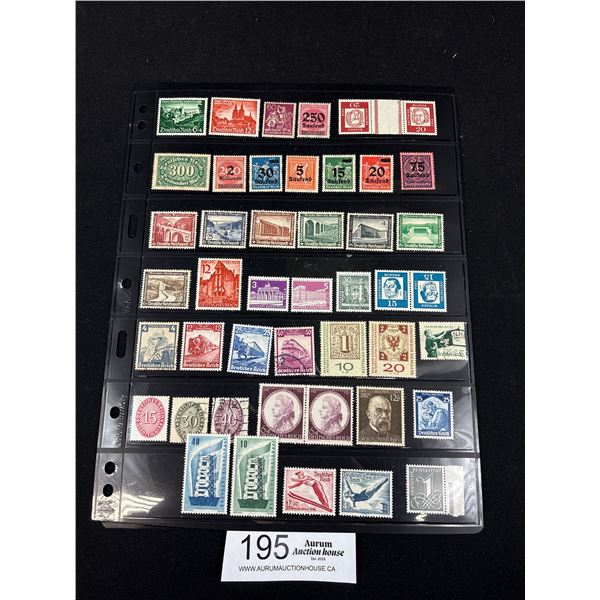 Germany Mostly Mint Stamp Issues, Early to Modern, Sets Pairs and Semi Postals