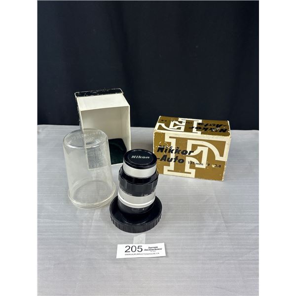 Nikkor Camera LensE Nikkor 135mm f 3.5 Lens