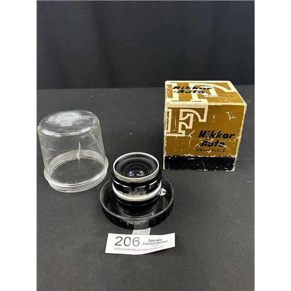 Nikkor Camera Lense Nikkor 28mm f. 4.5 Lens