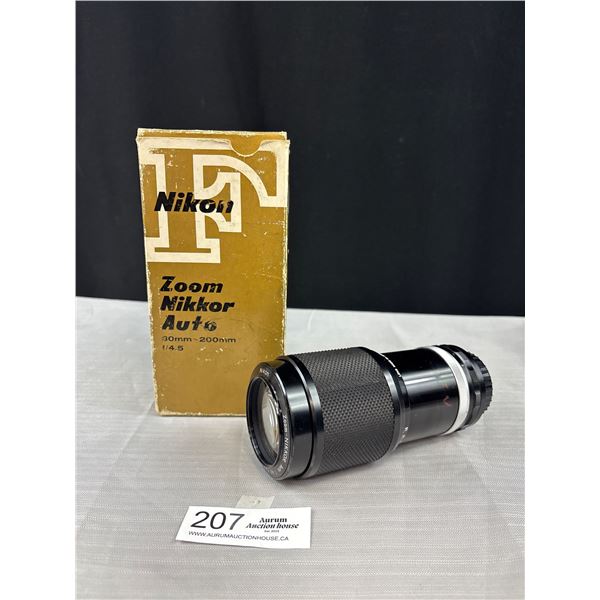 Nikkor Camera Lense 80-200 mm f. 4.5 Lens