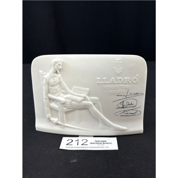 Lladro Collector Society Embossed Display Piece