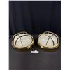 Image 1 : 2 Brass 10" Diameter, Ships Wall/Ceiling Lights