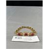 Image 1 : Gold Plated in High Carat w/ Ruby Stones Bracelet