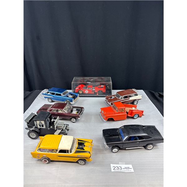 Nice Tray Lot of Vintage Models Put Together As Found