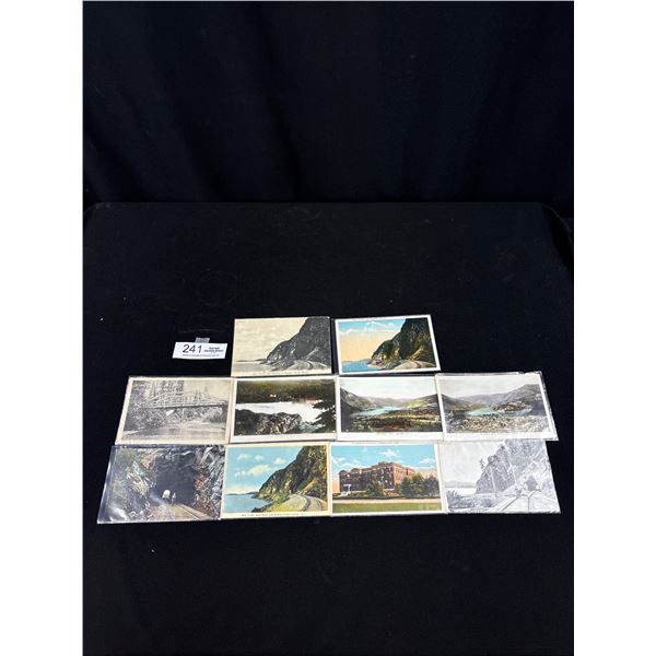 Lot of 10 Early Canadian Postcards Mostly BC