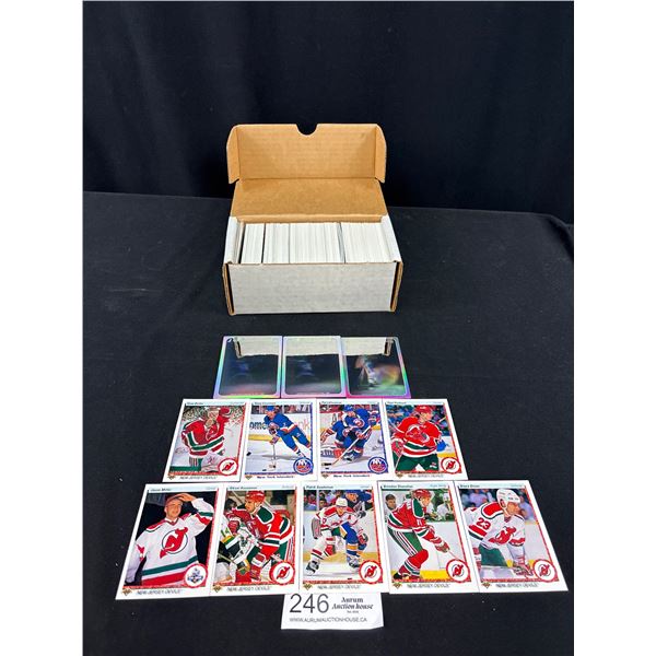 Box of Upperdeck 1990/91 NHL Trading Cards