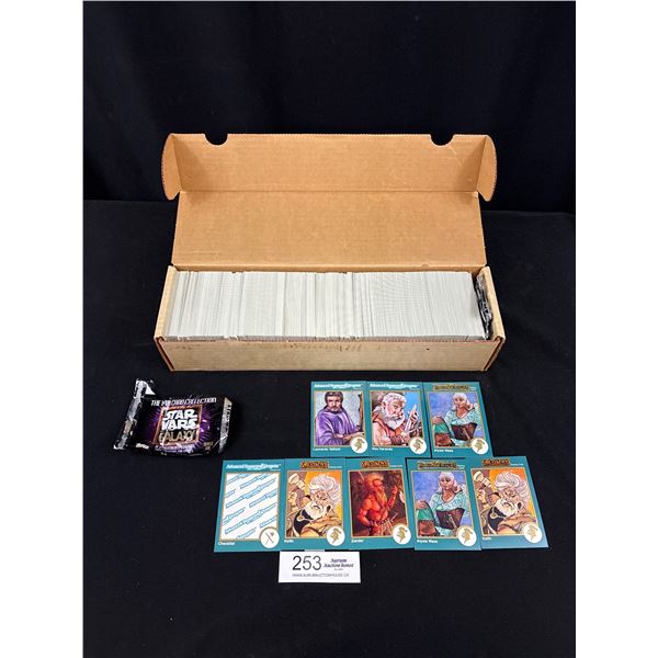 Box of Dungeons and Dragons Trading Cards