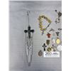 Image 2 : Lot of Cross Pendants , Religious Charms + Pendants Bracelets etc