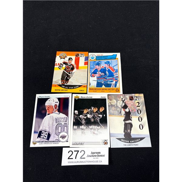 Lot of Wayne Gretsky NHL Trading Cards
