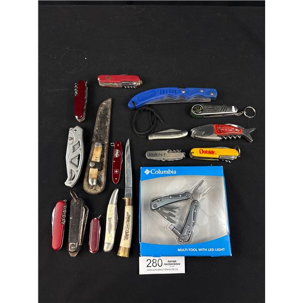 Large Lot of Pocket Knives