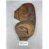 Image 1 : Very Nice Signed West Coast Native Wooden Carving 12" Wide