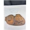 Image 2 : Very Nice Signed West Coast Native Wooden Carving 12" Wide