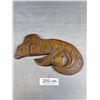 Image 2 : 11" Tall West Coast Native Carving Signed 1988