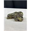 Image 4 : 2" x  4.5" Nicely Carved Soapstone Bear and Signed