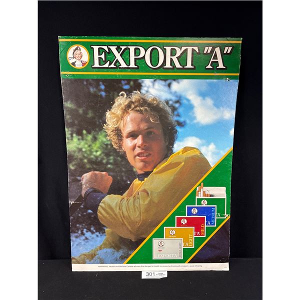 Double Sided 19"x 26" Export A Store Advertisment