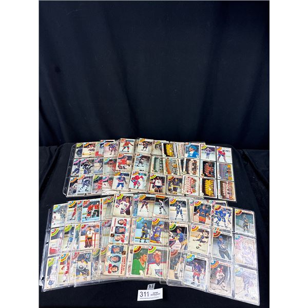20 Pages of Vintage NHL Trading Cards