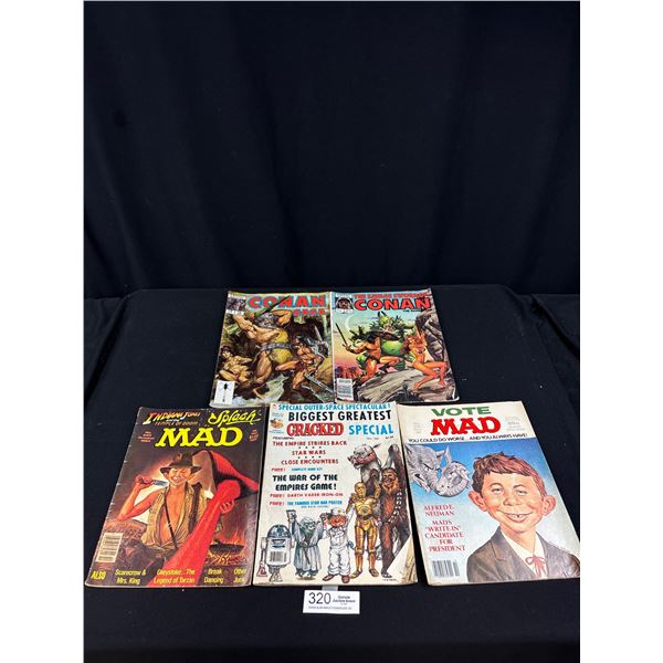 2 Vintage Mad Magazines Conage Sega and Crap Magazine