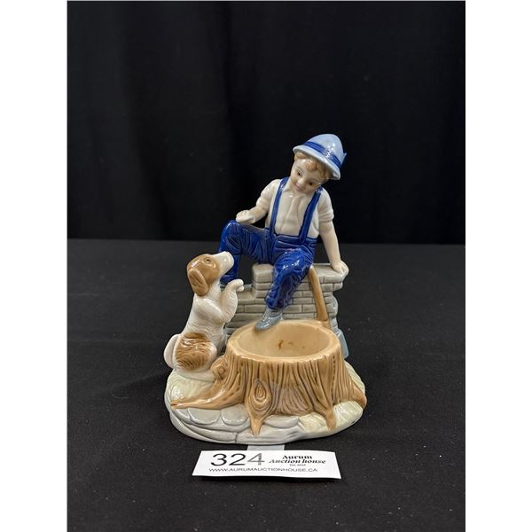 Vintage Porcecana De Cuernavaca Mexico Hand Painted Figurine,MGB