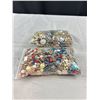 Image 3 : 2 Bag Lots of Misc. Jewelry Parts, etc