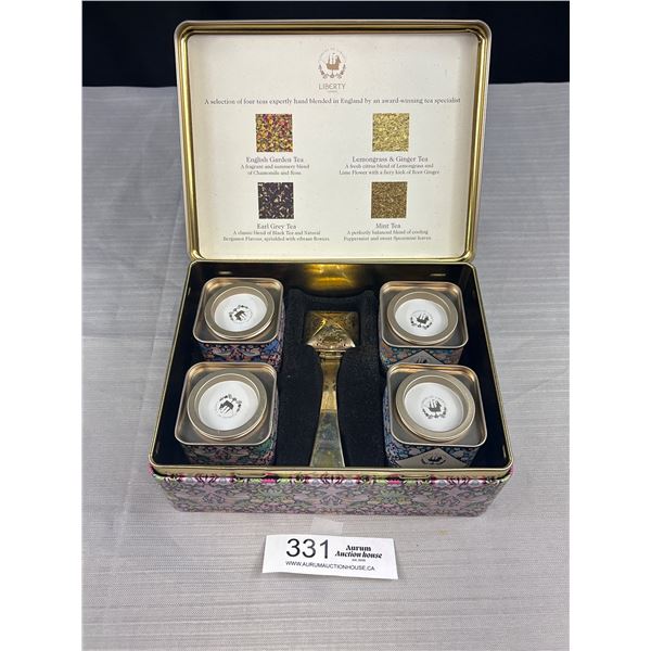 Loose Leaf Teas & Infuser in Original Metal Box