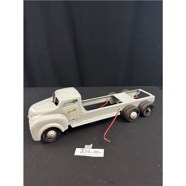 Vintage Pressed Steel Lincoln Truck In Primer