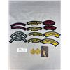 Image 1 : Lot of Vintage Canadian Military Cloth Shoulder Patches + Russian WW2 Medals etc.