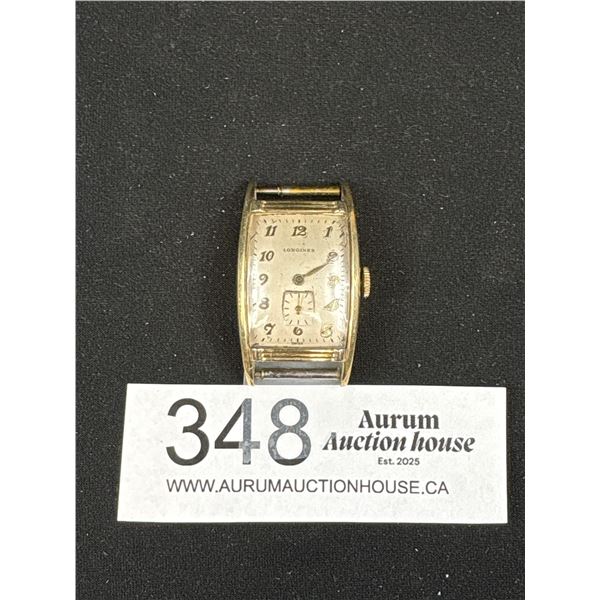 1940s Longines 10K Gold Filled Swiss Made Watch in Unworking Condition