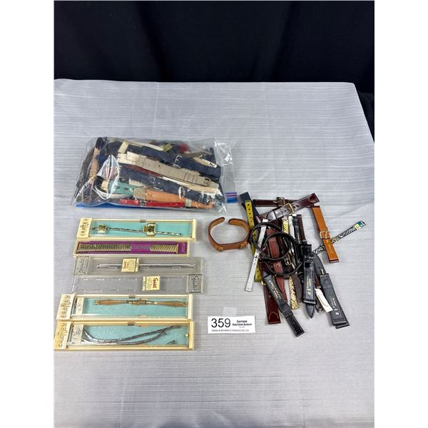 Vintage Lot of Watch Bands etc.