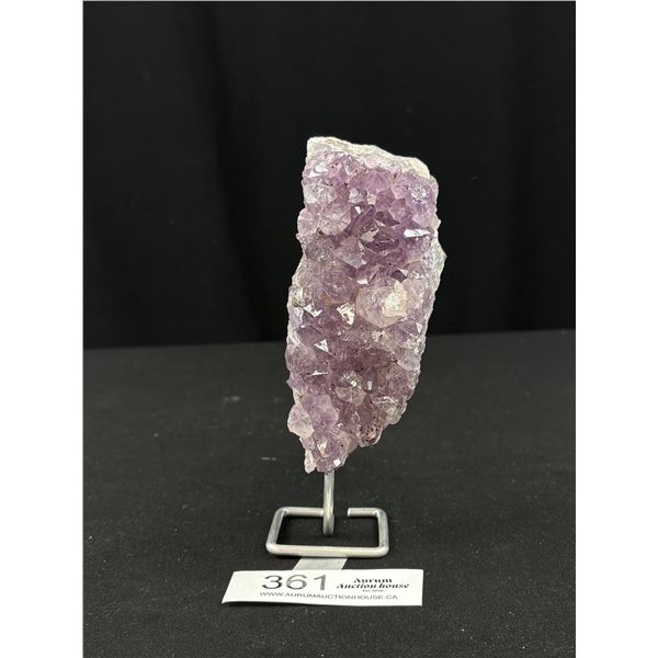7 Inch Amethyst Stone on Stand