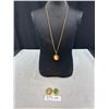 Image 1 : Vintage Cameo Pendant on Necklace + 2 Brooches
