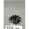 Image 2 : Midcentury Hematite Brooch