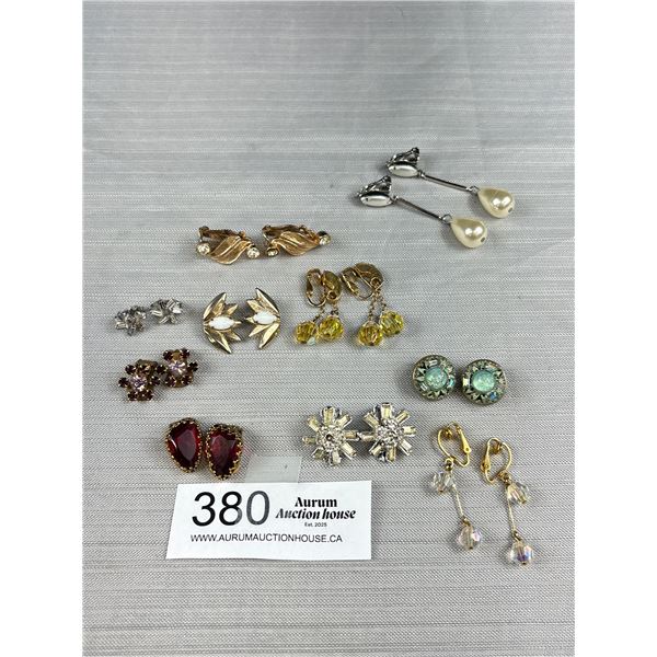 Nice Lot of 1950's & 60's Clip on Earrings