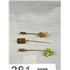 Image 2 : Vinatge Lot of Gold and Silver Plated Stick Pins