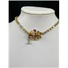 Image 3 : A Very Nice Gold Tone with Colourful Stones Necklace