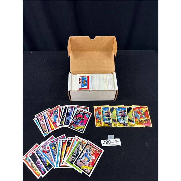 Collector Box of Volume 1 and 2 of Marvel Universe Trading Cards