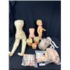Image 2 : Vintage Lot of Dolls and Doll Parts