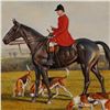 Image 2 : Boehm Bone Porcelain Plaque, Morning Hunt, Made in England