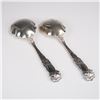 Image 2 : 2pc Alvin Sterling Silver Bridal Rose Pattern Salad and Berry Serving Set