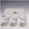 Image 4 : 52pc Bernardaud Porcelain Dinnerware Set, Grenadiers, Happy Holiday