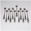 Image 2 : 12pc Reed & Barton Sterling Silver Francis I Pattern Pickle and Olive Forks
