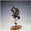 Image 2 : Bronze Figural Sculpture of Dancing Couple on Stone Base