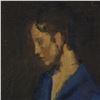 Image 2 : Raphael Soyer, Original Oil on Canvas, Model in Blue Robe, Signed