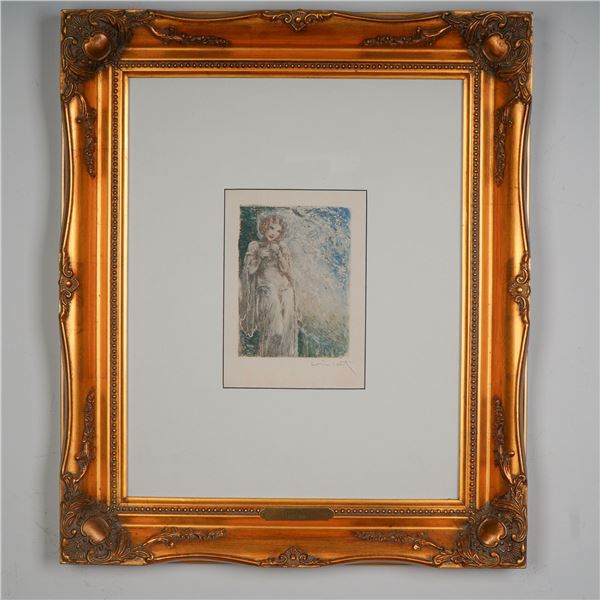 Louis Icart, Rare Color Etching from the Faust Suite, Signed w/ COA