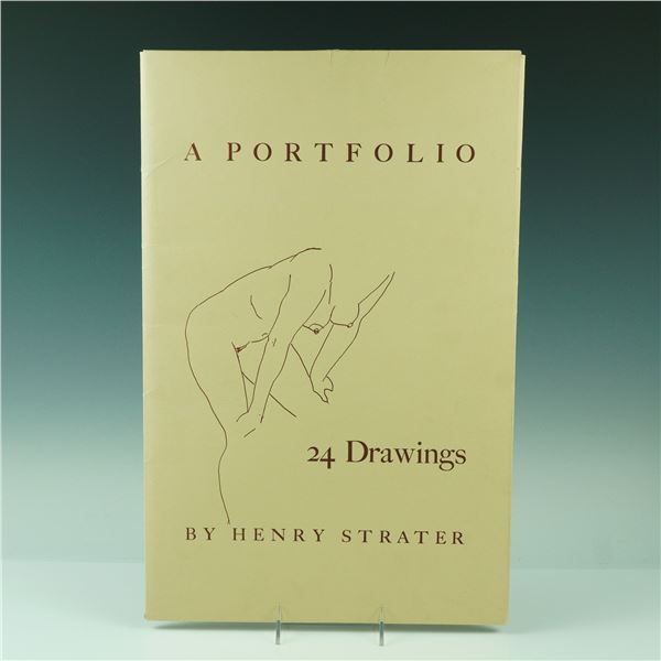 A Portfolio: 24 Drawings by Henry Strater, Signed & Dedicated