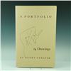 Image 1 : A Portfolio: 24 Drawings by Henry Strater, Signed & Dedicated