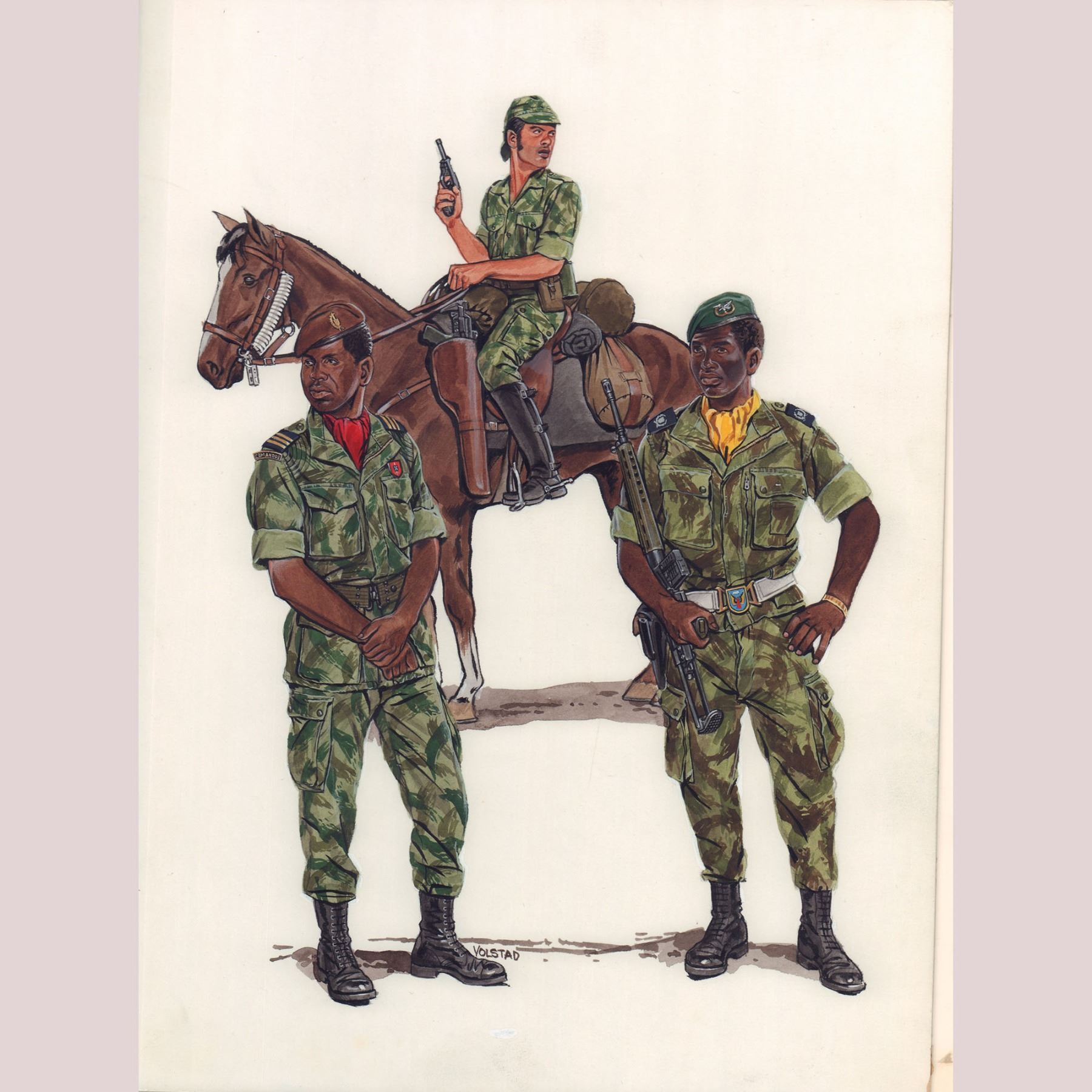 Ron Volstad, Original Gouache Illustration for Osprey Publishing