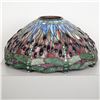 Image 1 : Tiffany Studios Style Stained Glass Dragonfly Motif Lamp Shade