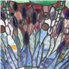 Image 3 : Tiffany Studios Style Stained Glass Dragonfly Motif Lamp Shade