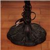 Image 4 : Tiffany Style Stained Glass Floor Lamp with Ornate Metal Base