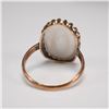 Image 4 : 14K Gold Ring with Carved Mother-of-Pearl Cameo
